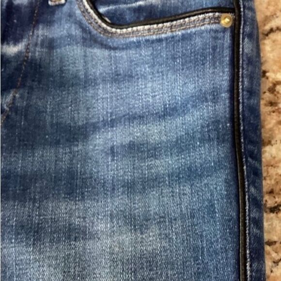Frame Jeans Women’s Size 24 Color Blue LeHigh Skinny with Black Pipping - Picture 2 of 10